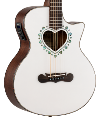 CAM-90HCW Gloss White Abalone